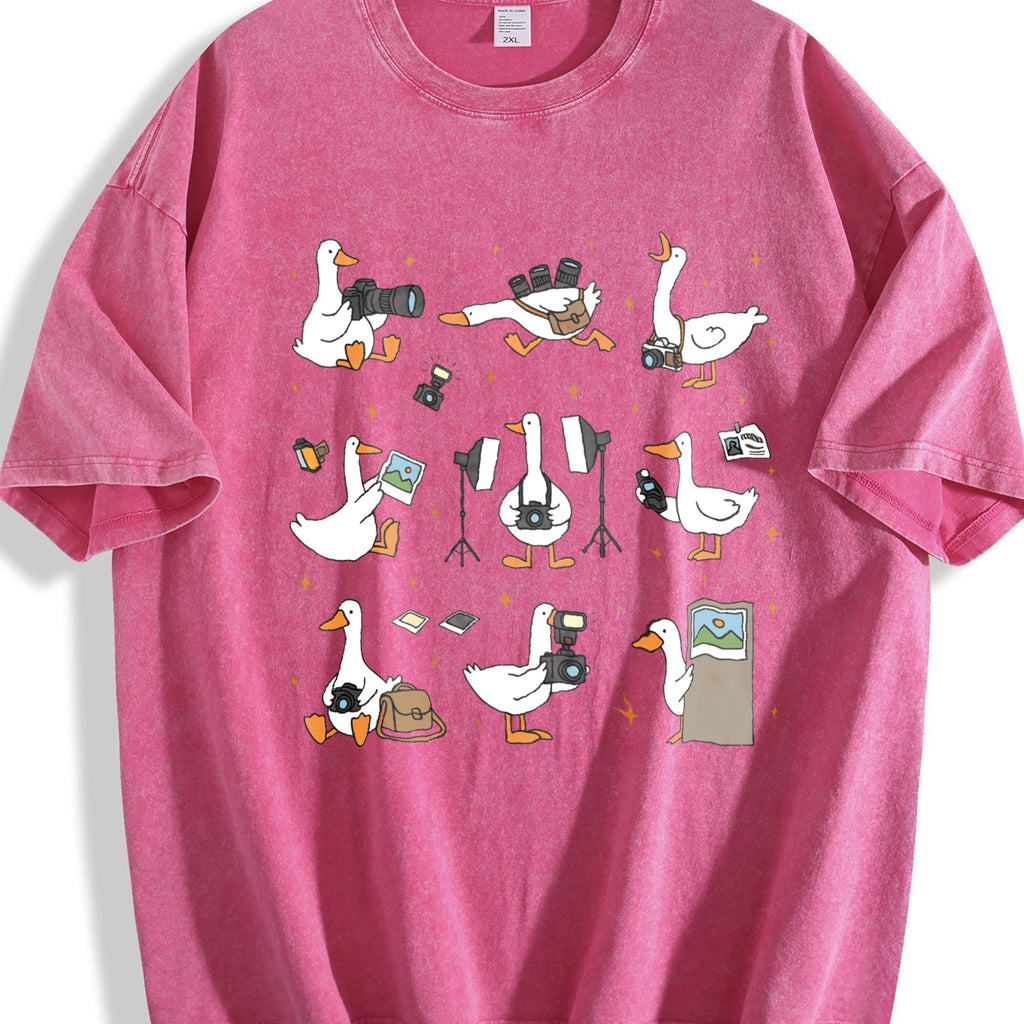 Silly Goose Photographer Vintage Washed T-Shirt product image 5