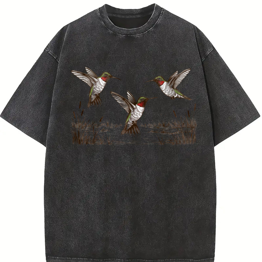Hummingbird 90s Vintage Washed T-Shirt product image 2
