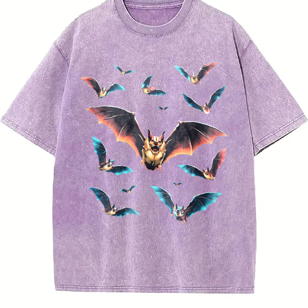 Bats Y2K Vintage Washed T-Shirt product image 6