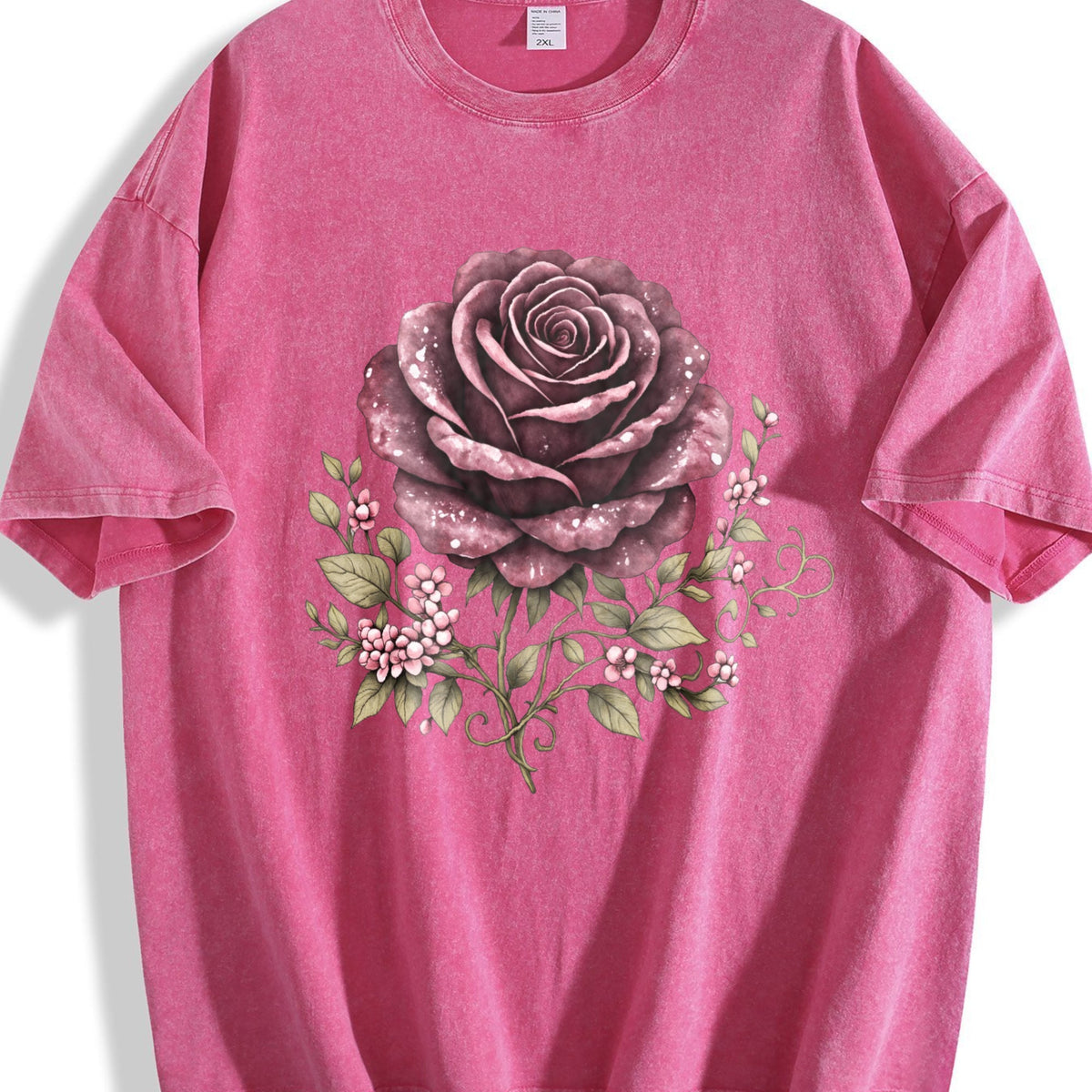 Skull Rose Vintage Washed T-Shirt product image 7