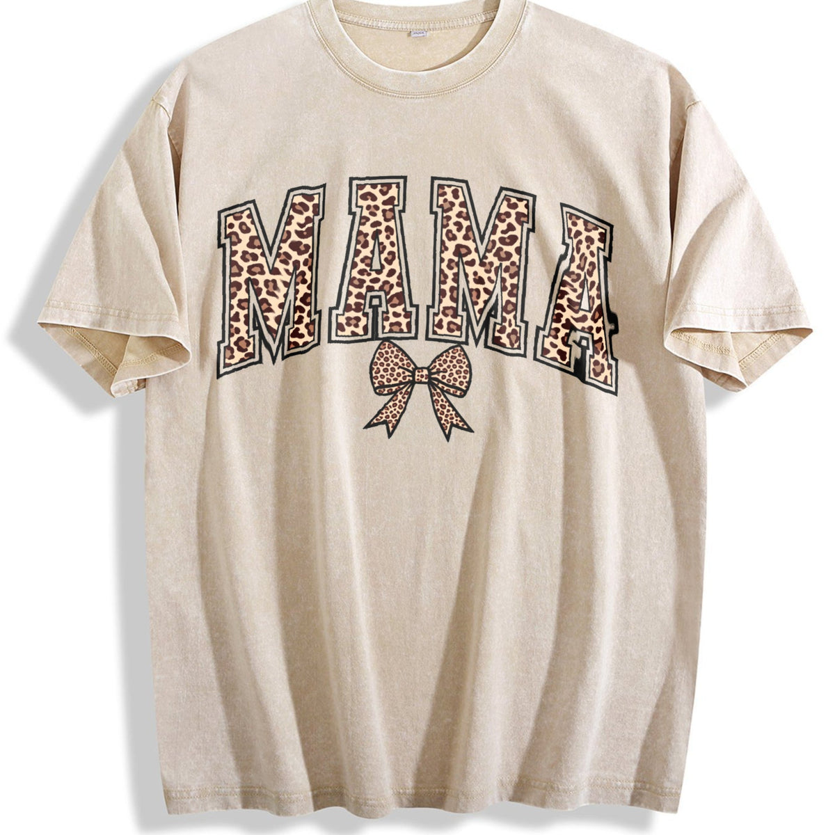 Leopard Mama Vintage Washed T-Shirt product image 1