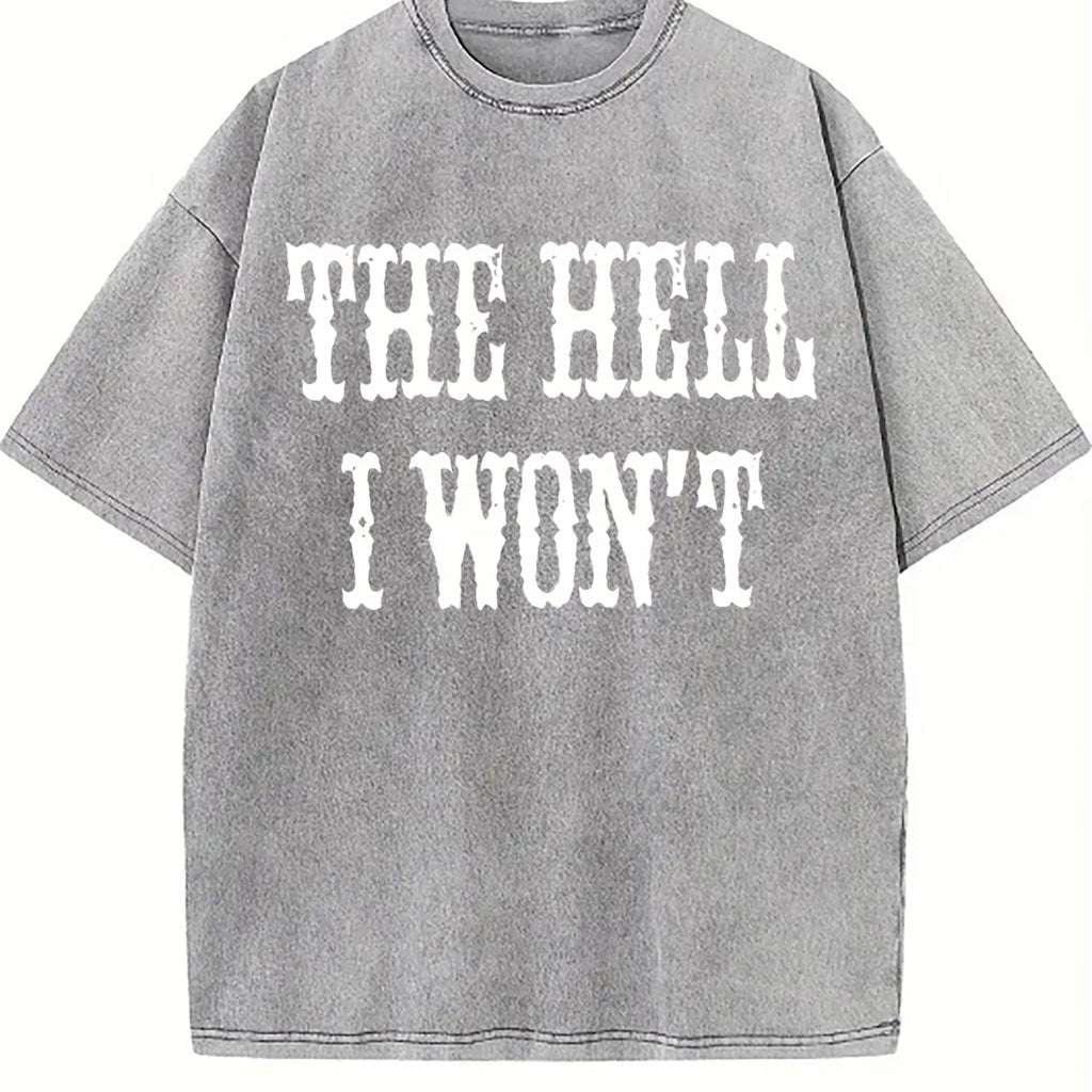 Hell I Won't Quotes Country Girl Nashville Cowgirl Vintage product image 4