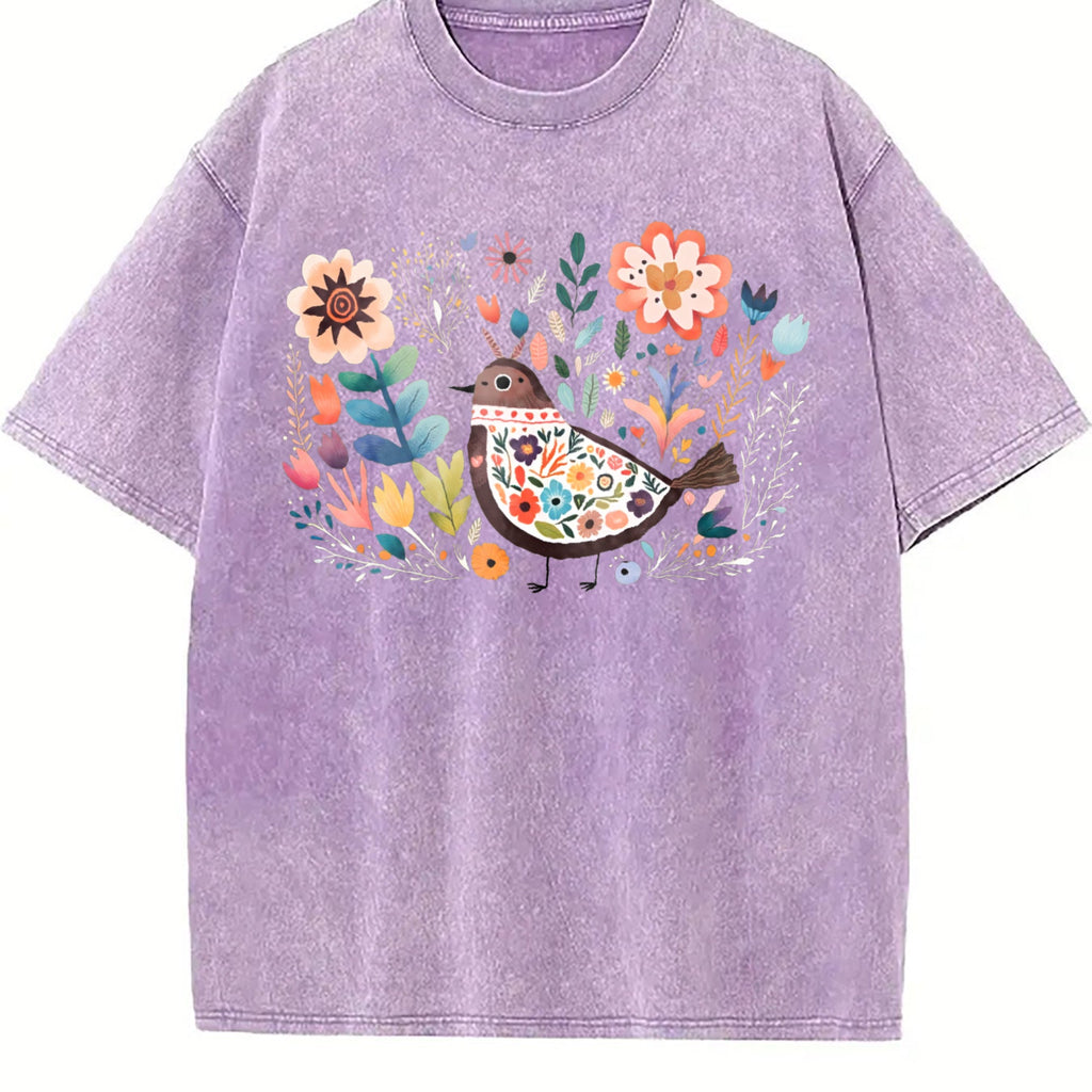 Mexican And Bohemian Vintage Washed T-Shirt product image 6