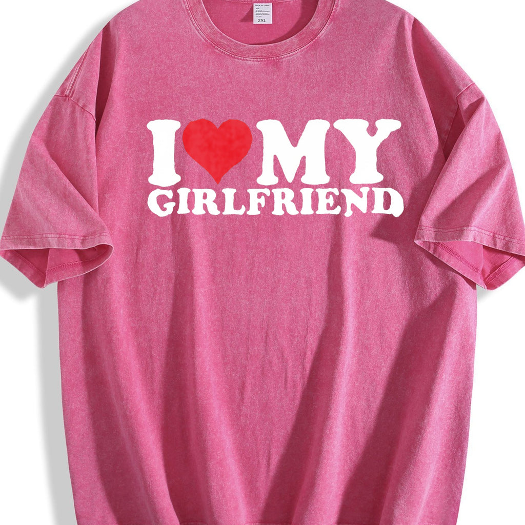 I Love My Gf I Heart My Gf And Exquisite Vintage Washed product image 7