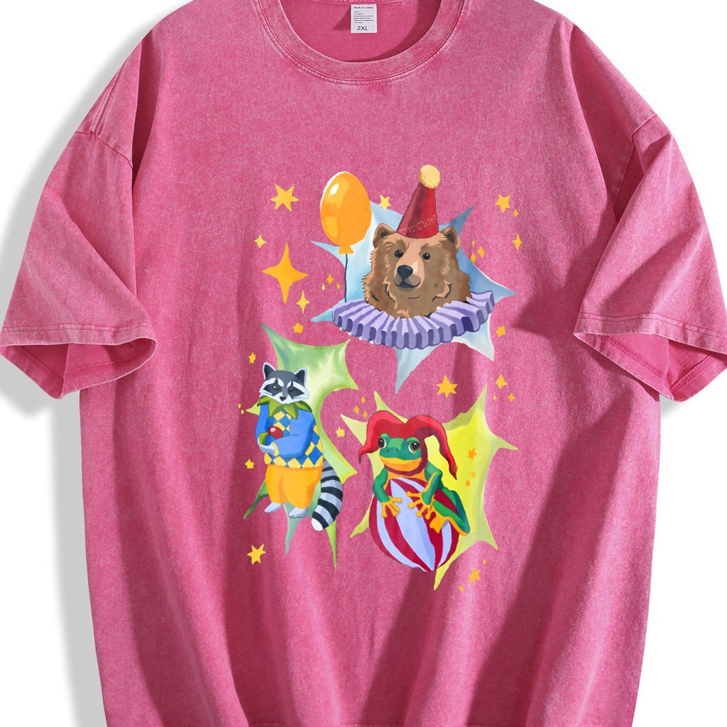 Party Zoo Vintage Washed T-Shirt product image 5
