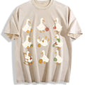 Cute Goose Crocheting Vintage Washed T-Shirt product image 1