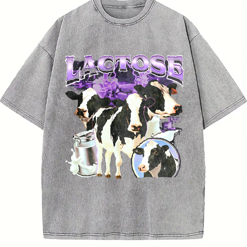 Lactose Tolerant Bootleg Vintage Washed T-Shirt product image 5