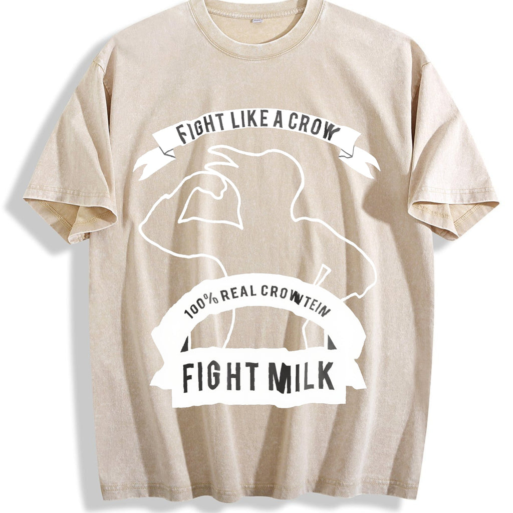 Fight Milk Vintage Washed T-Shirt product image 1