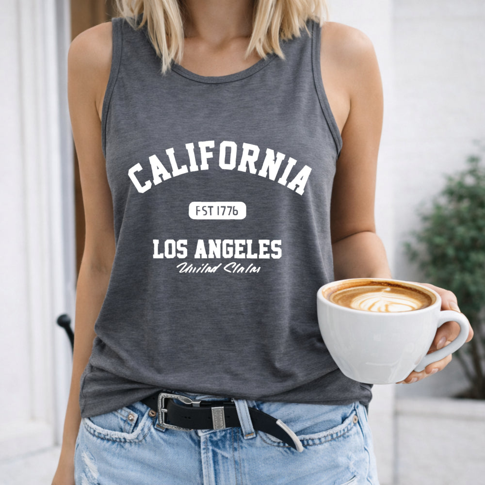 Easy California Letters Women's Tank Top