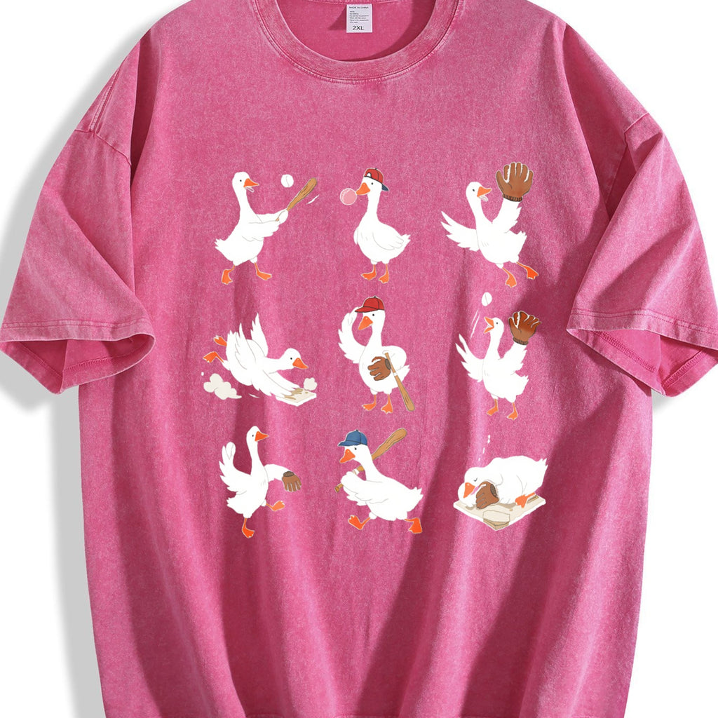 Silly Goose Baseball Vintage Washed T-Shirt product image 5