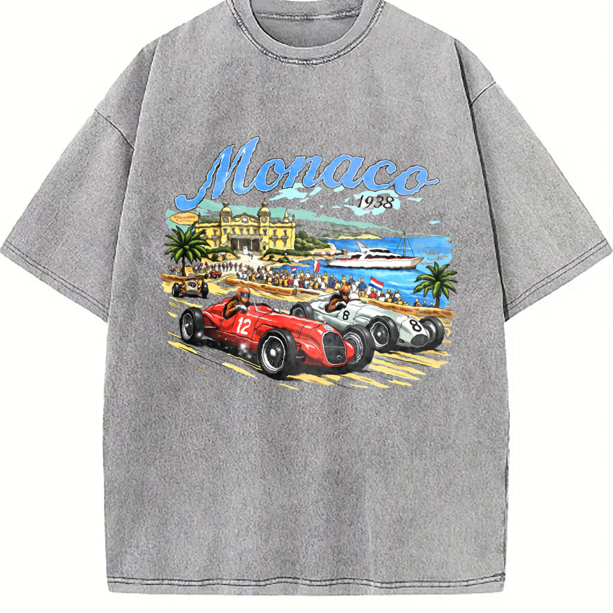 Monaco 1938 Racing Vintage Washed T-Shirt product image 5