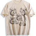 Squirrel 90s Tattoo Vintage Washed T-Shirt product image 1