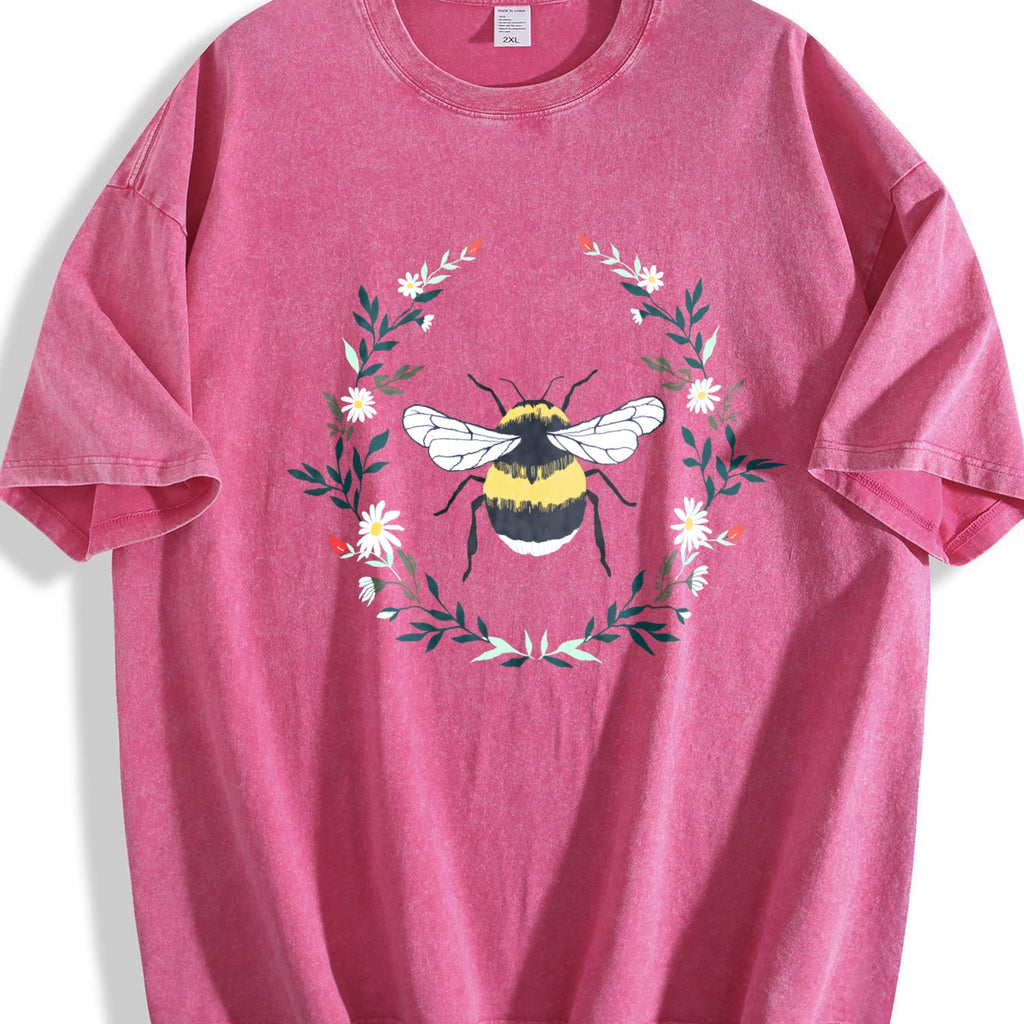 Wildflower Bee Vintage Washed T-Shirt product image 7