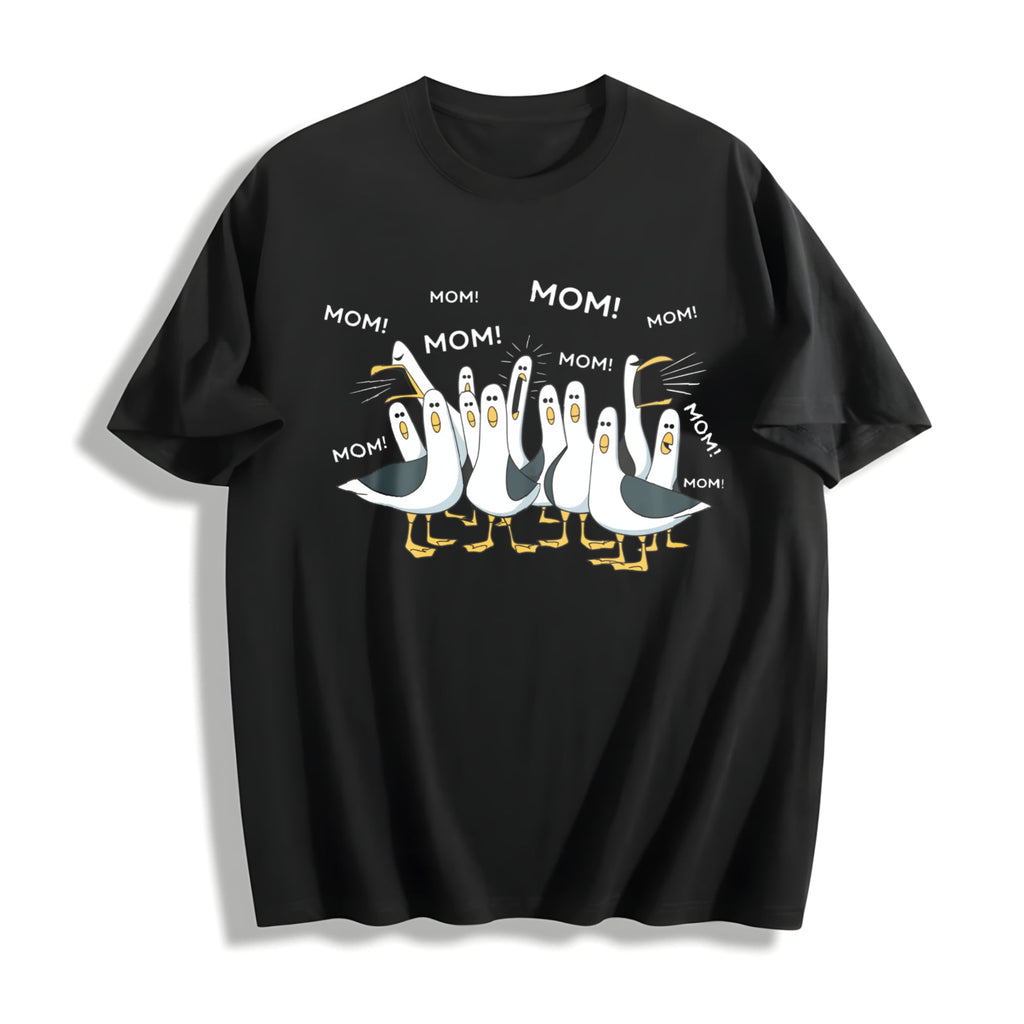 Seagull Mom Cotton T-Shirt product image 1