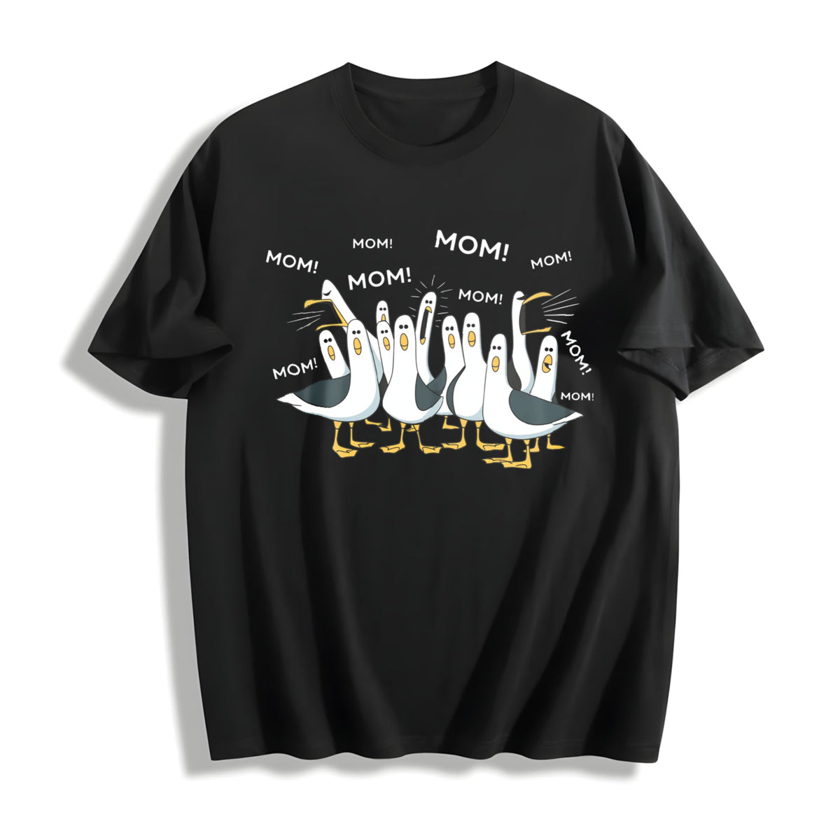 Seagull Mom Cotton T-Shirt product image 1