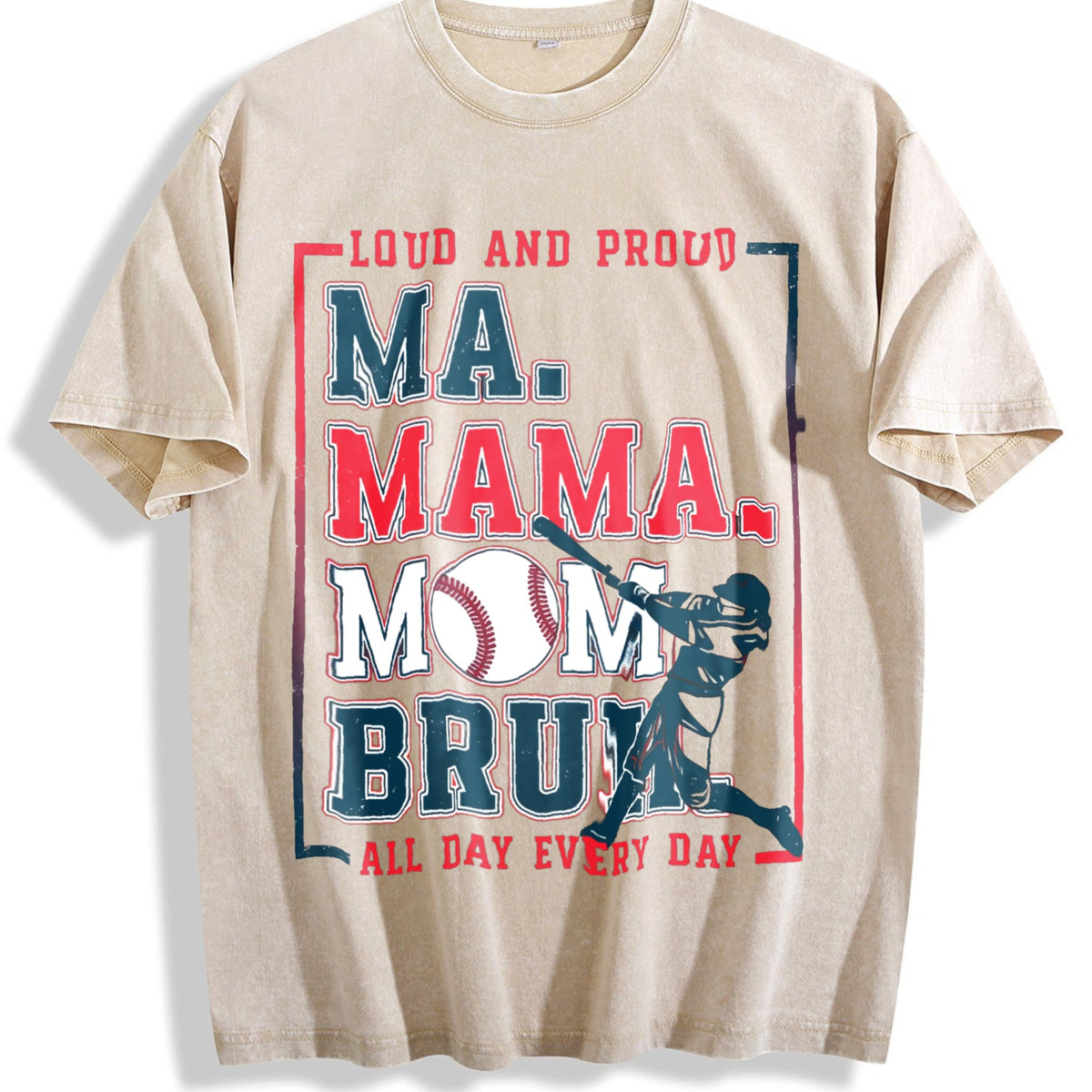 90s Mama Mommom Bru And Bat Vintage Washed T-Shirt product image 1