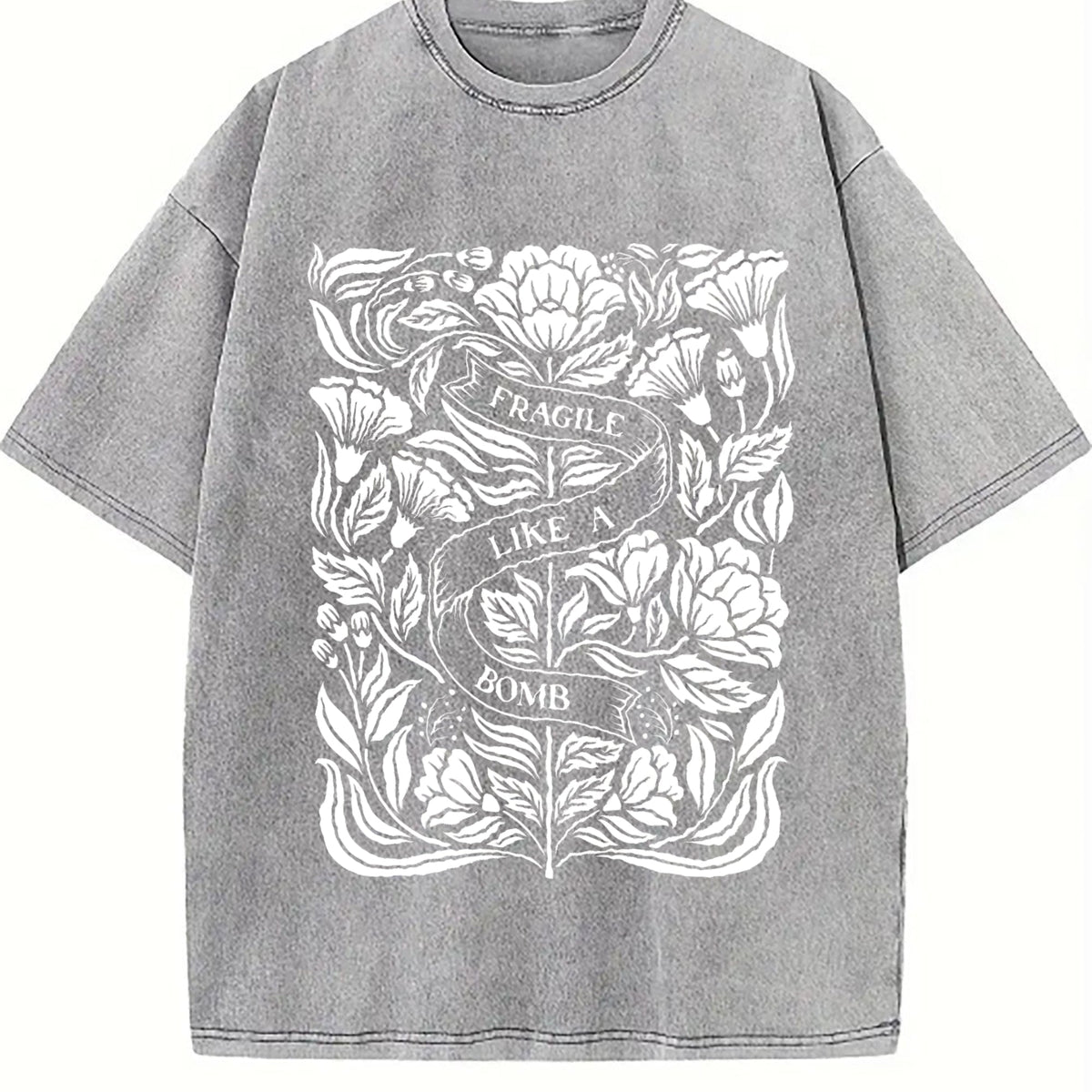 Inspired Floral & Fragile Like A Bomb - Wax Vintage Washed product image 4