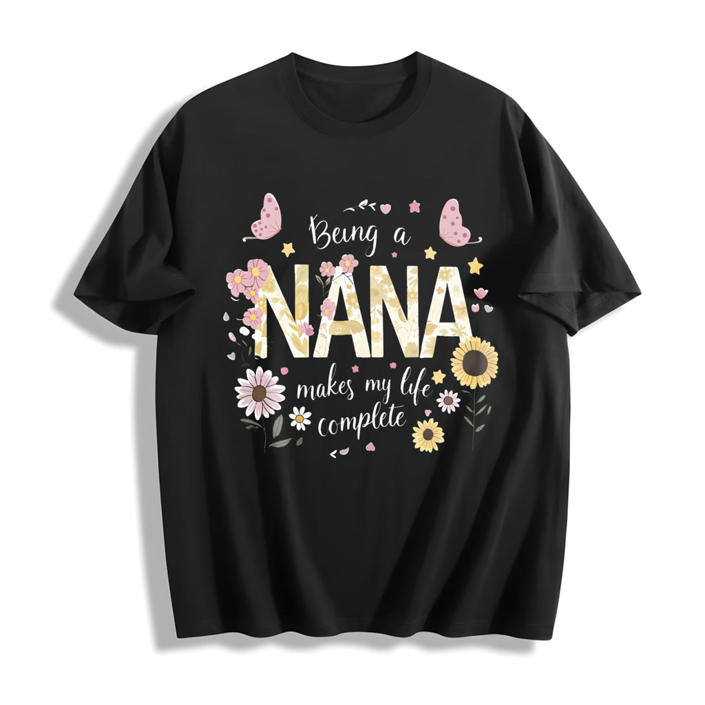 Bohemian Nana Floral Cotton T-Shirt product image 1