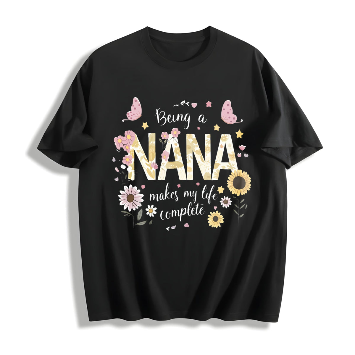 Bohemian Nana Floral Cotton T-Shirt product image 1
