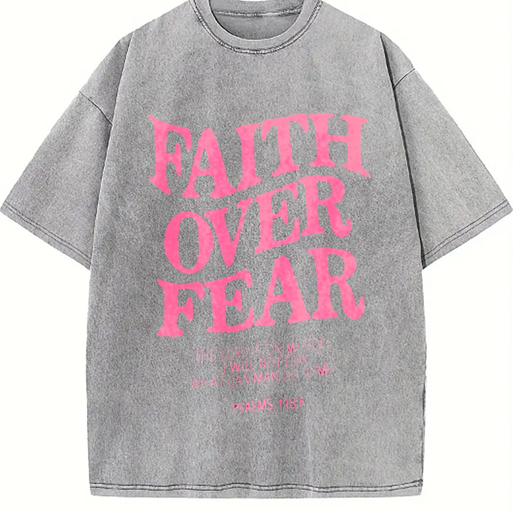 Summer Faith Over Fear Bible - Black Pink Letters Vintage product image 5