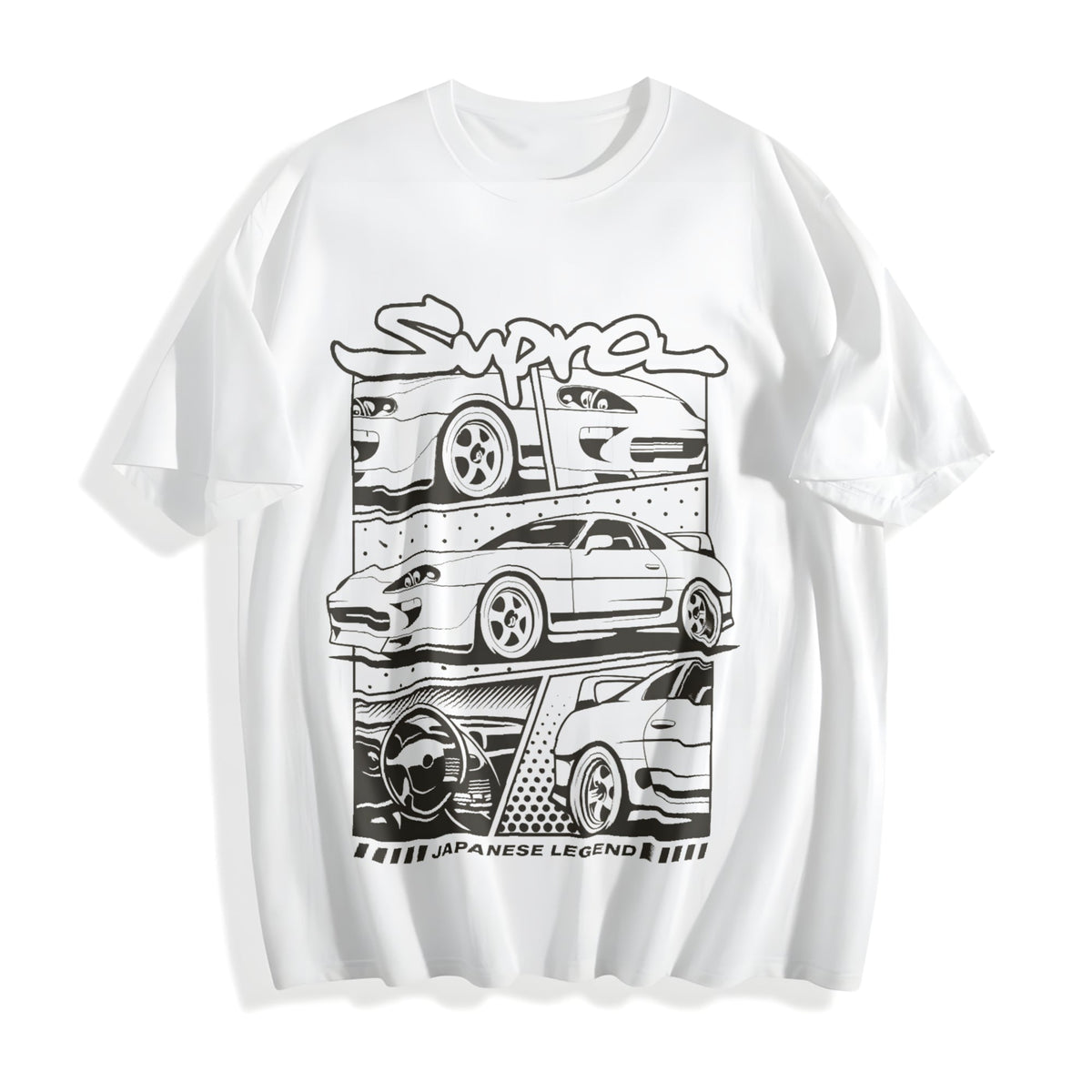 Japanese Legend Supra 90s Funny Good Cotton T-Shirt product image 2