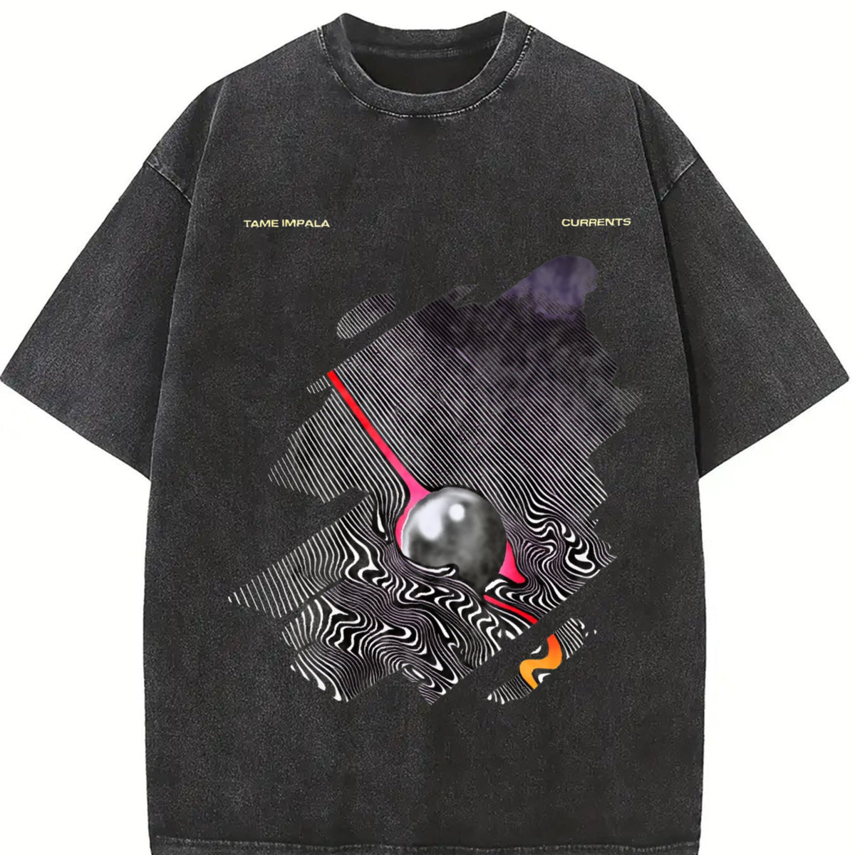 Tame Impala Currents Front Vintage Washed T-Shirt product image 2