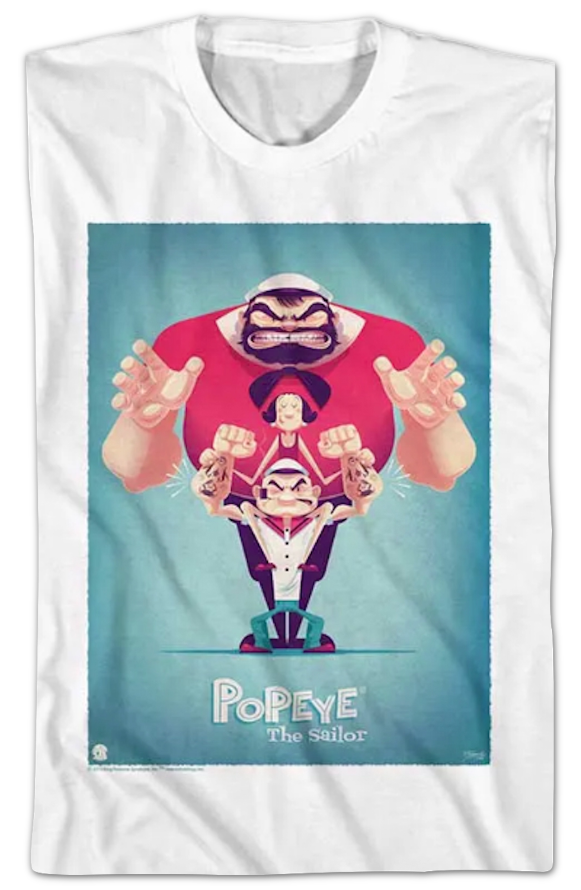 Bluto Olive Oyl Popeye T-Shirt product image 2