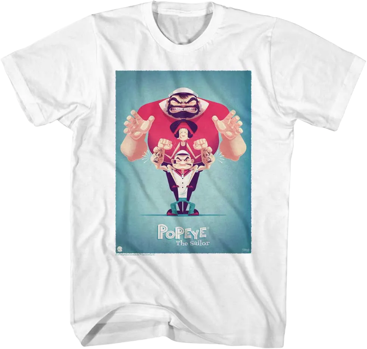 Bluto Olive Oyl Popeye T-Shirt product image 1