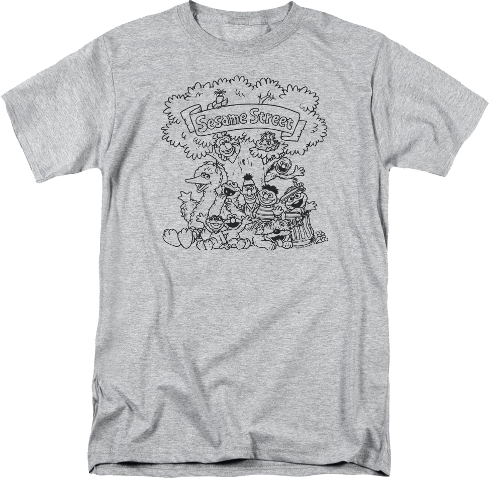 Character Sketches Sesame Street T-Shirt product image 1