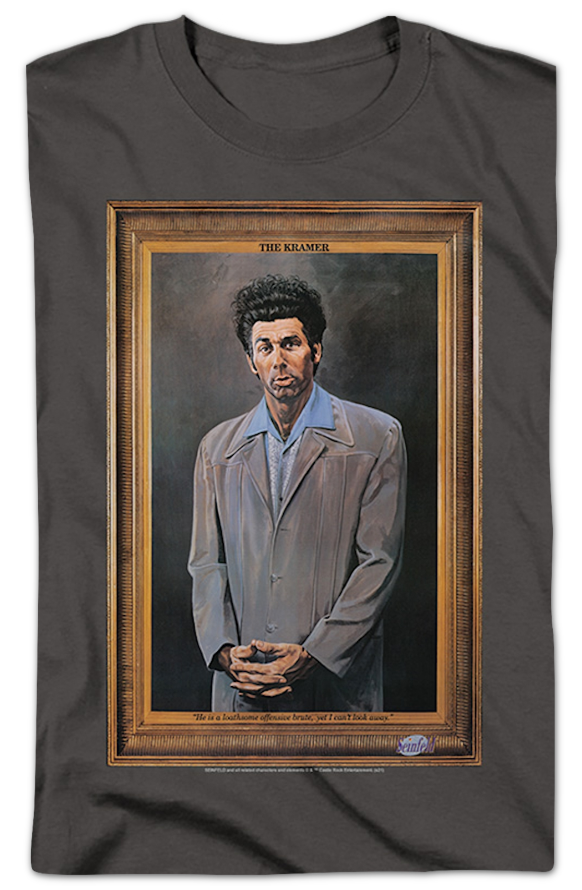 Charcoal Kramer Painting Seinfeld T-Shirt product image 2