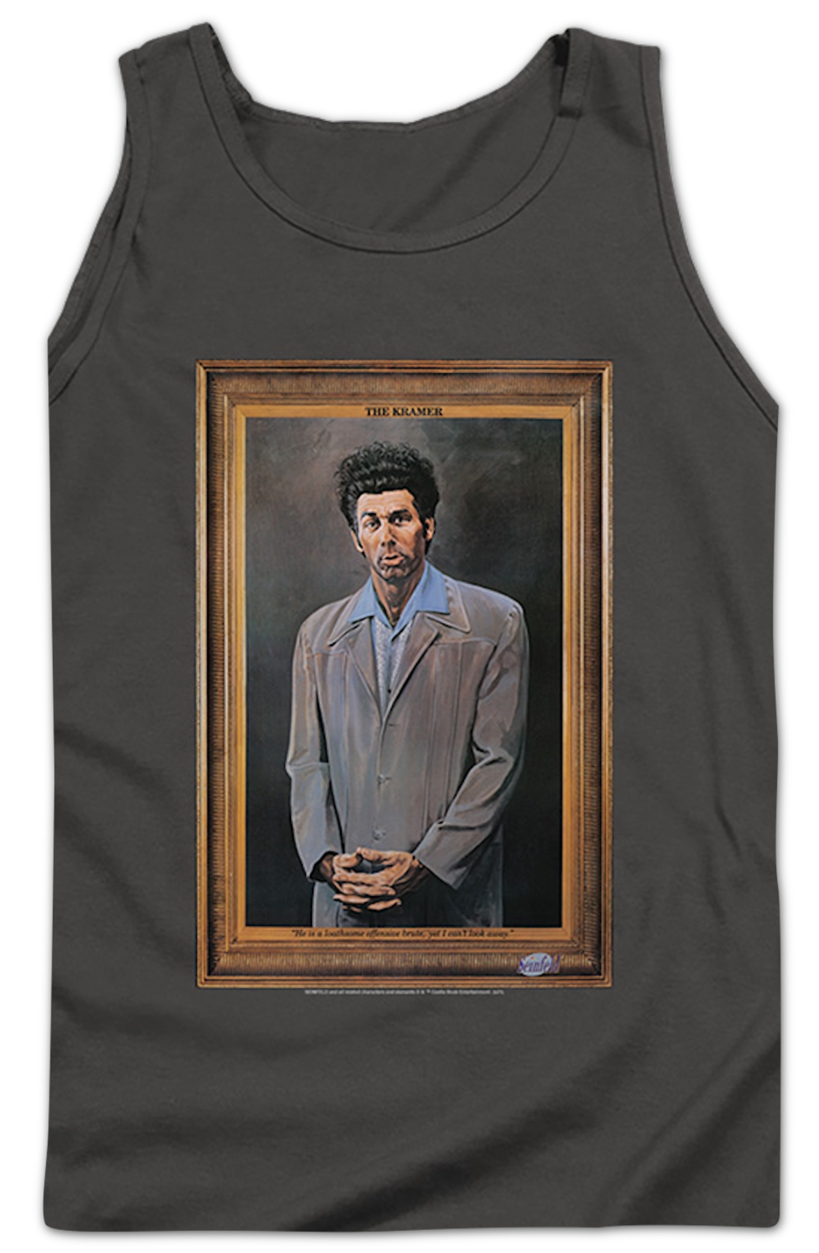 Charcoal Kramer Painting Seinfeld Tank Top