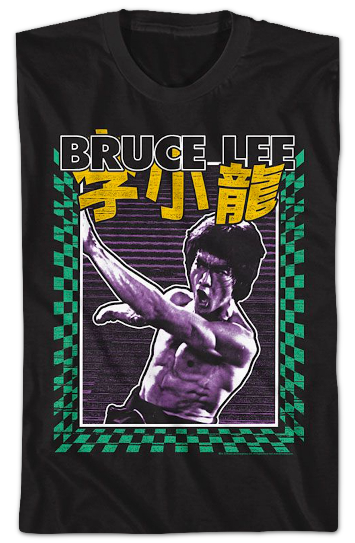 Checkerboard Strike Bruce Lee T-Shirt product image 2