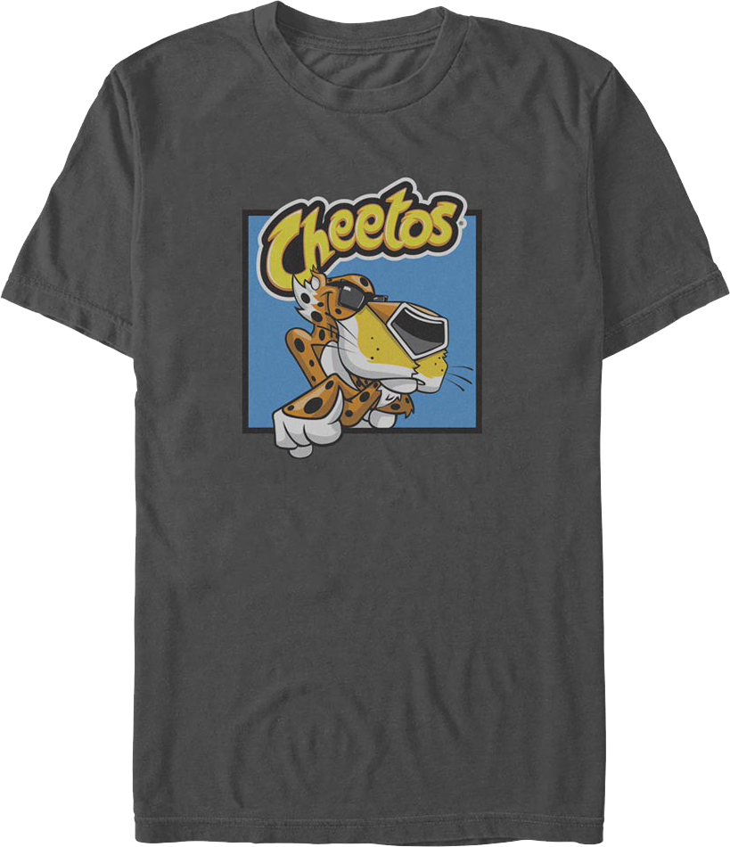Chester Cheetah Block Frame Cheetos T-Shirt product image 1