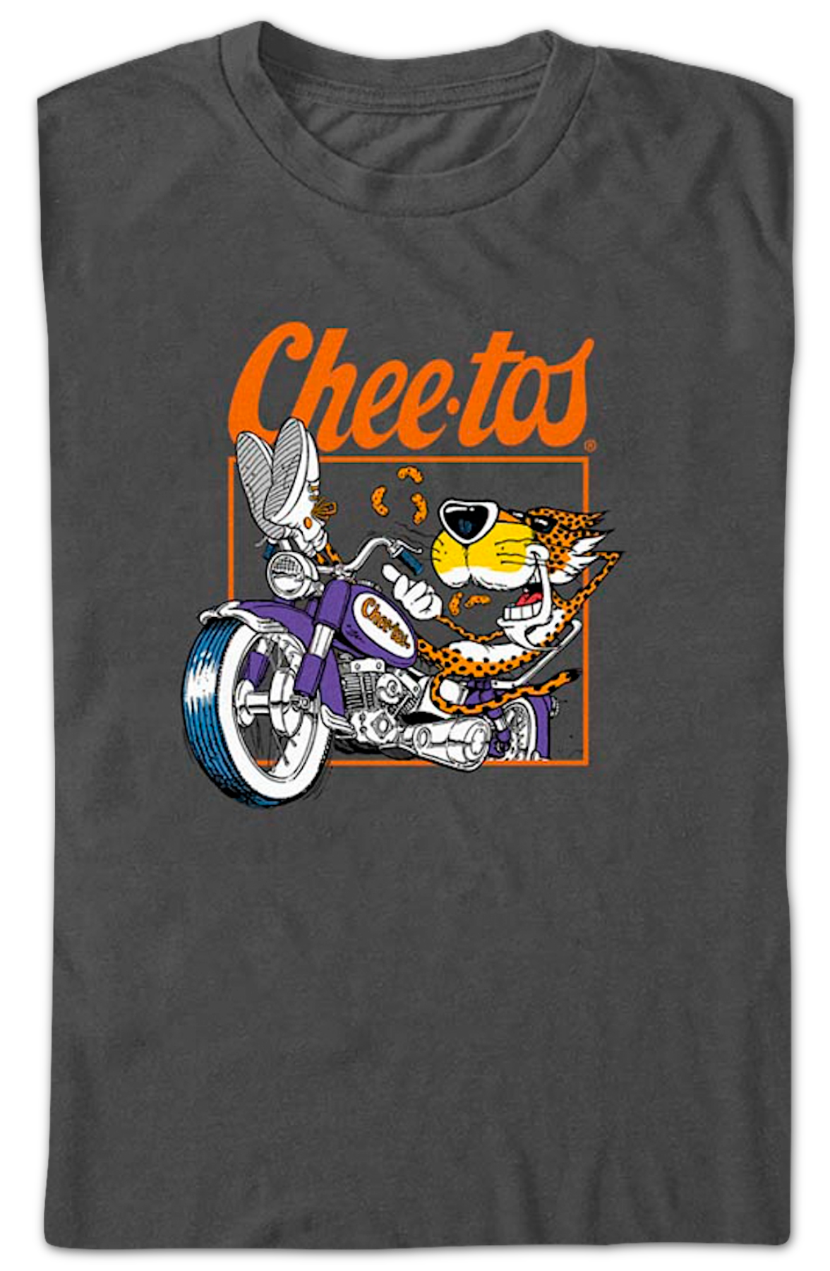 Chester Cheetah Motorcycle Cheetos T-Shirt product image 2