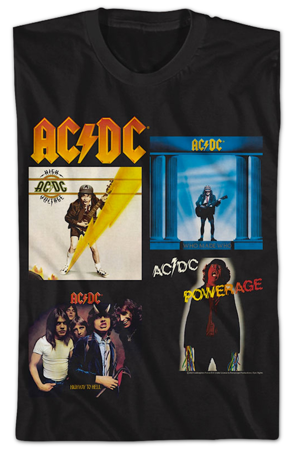 Classic Albums Collage ACDC Shirt product image 2