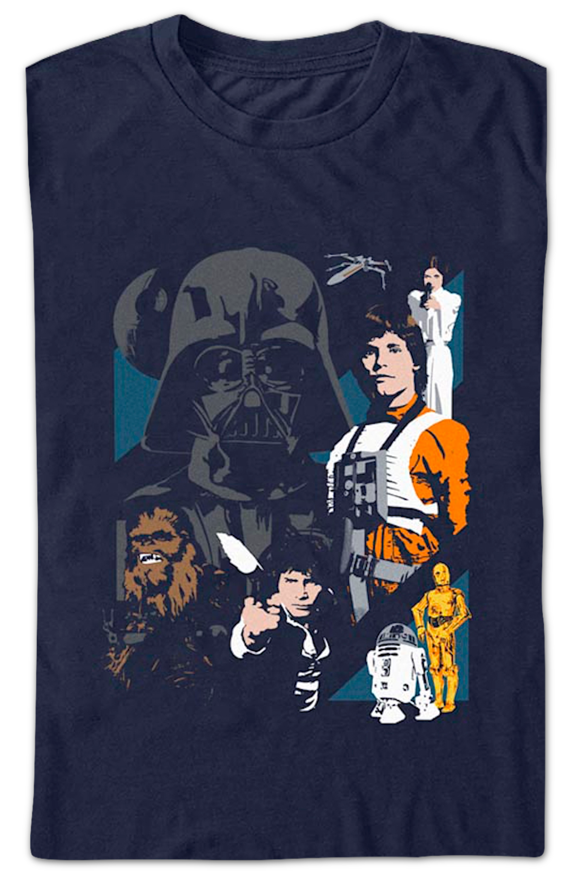 Classic Characters Collage Star Wars T-Shirt product image 2