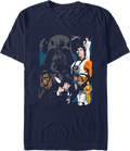 Classic Characters Collage Star Wars T-Shirt product image 1