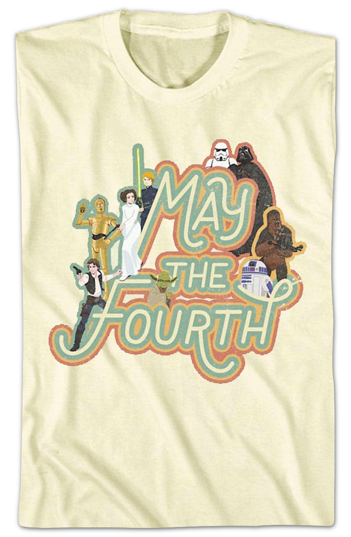 Classic Characters May The Fourth Star Wars T-Shirt product image 2