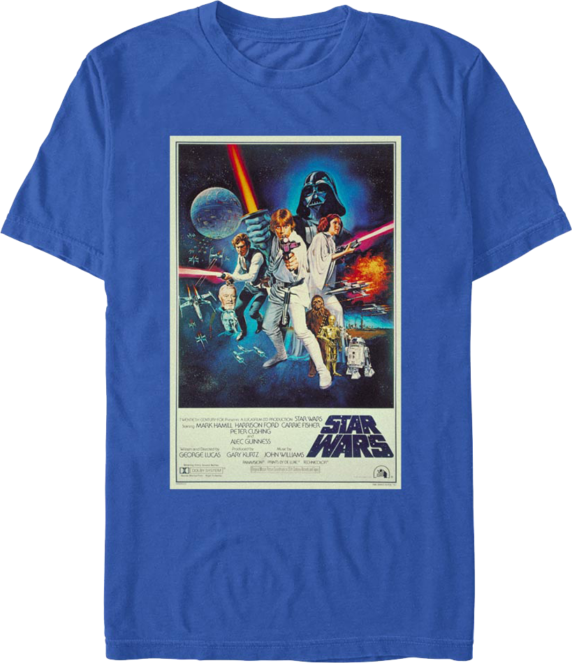 Classic Episode IV Poster Star Wars T-Shirt