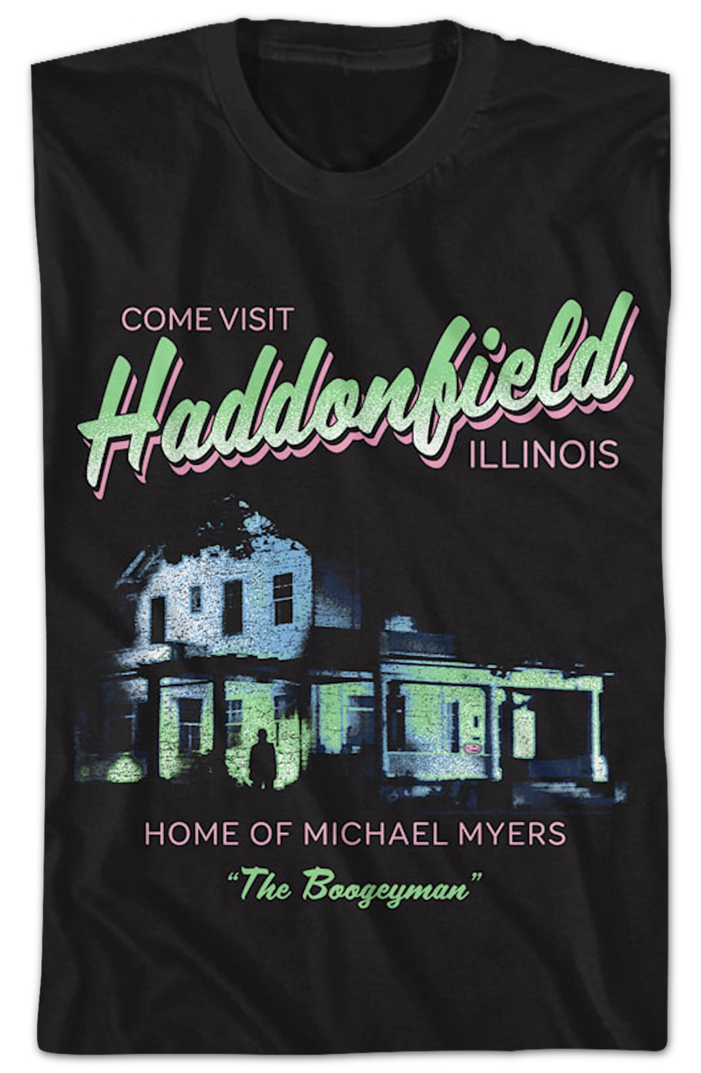 Come Visit Haddonfield Halloween T-Shirt product image 2