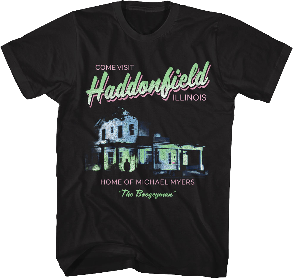Come Visit Haddonfield Halloween T-Shirt product image 1
