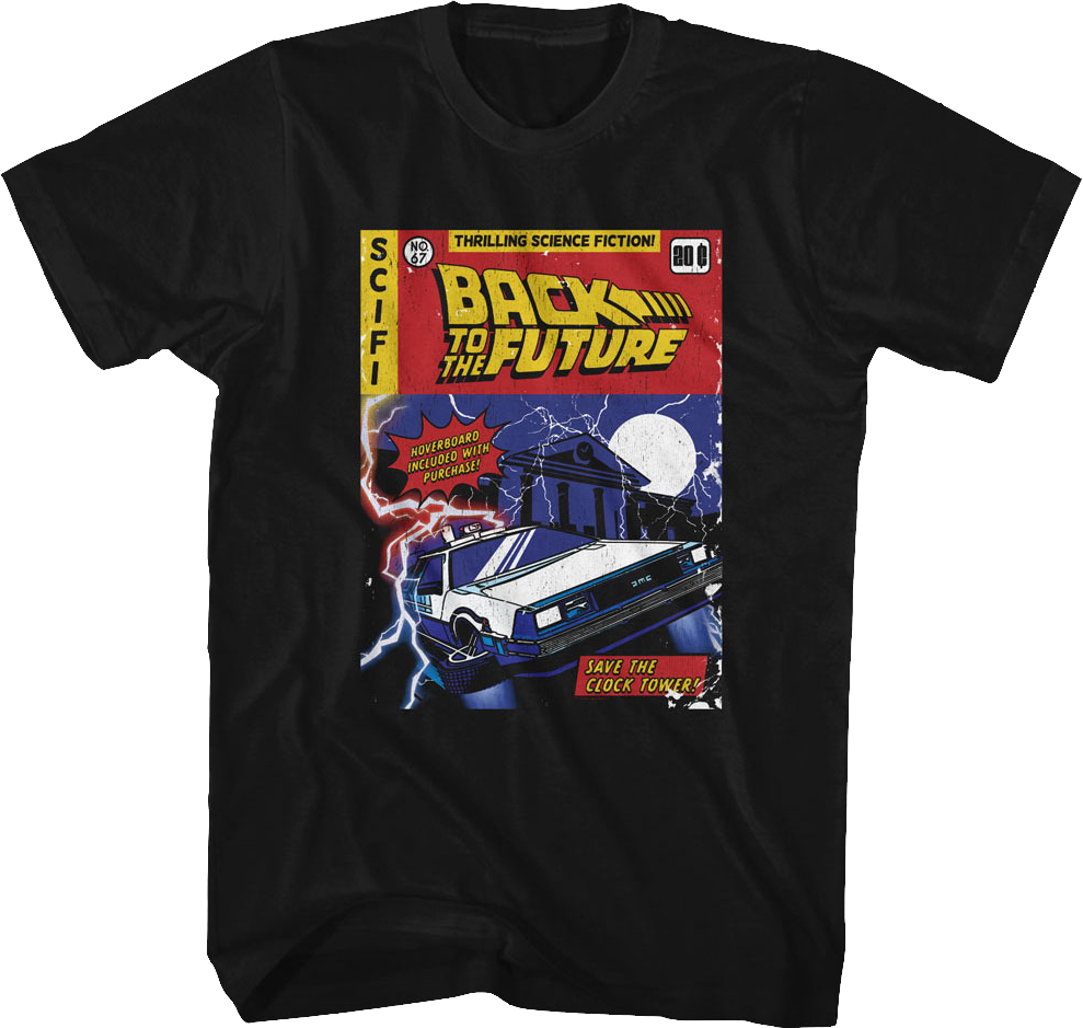 Comic Book Cover Back To The Future T-Shirt product image 1