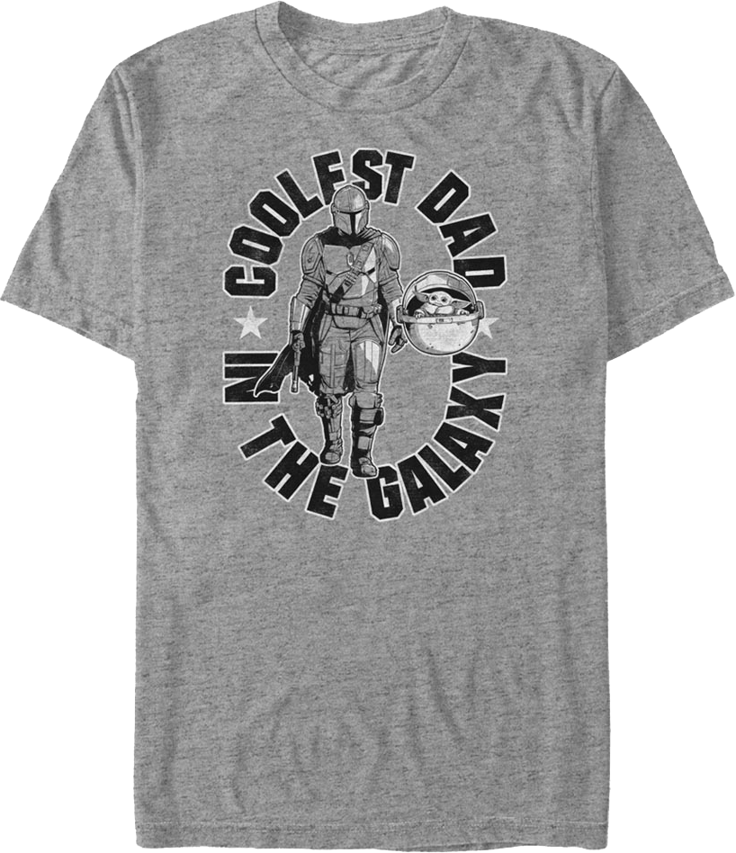 Coolest Dad In The Galaxy Mandalorian Star Wars T-Shirt product image 1