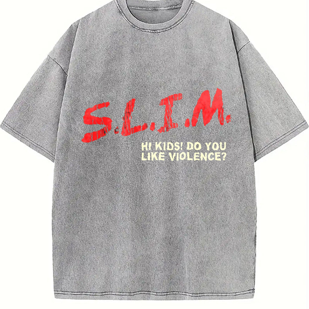 Short-sleeved Vintage Washed T-Shirt product image 5
