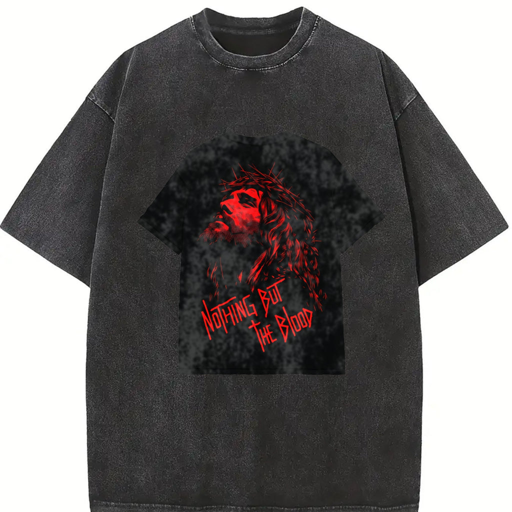 Christian Crown Of Thorns Vintage Washed T-Shirt product image 2