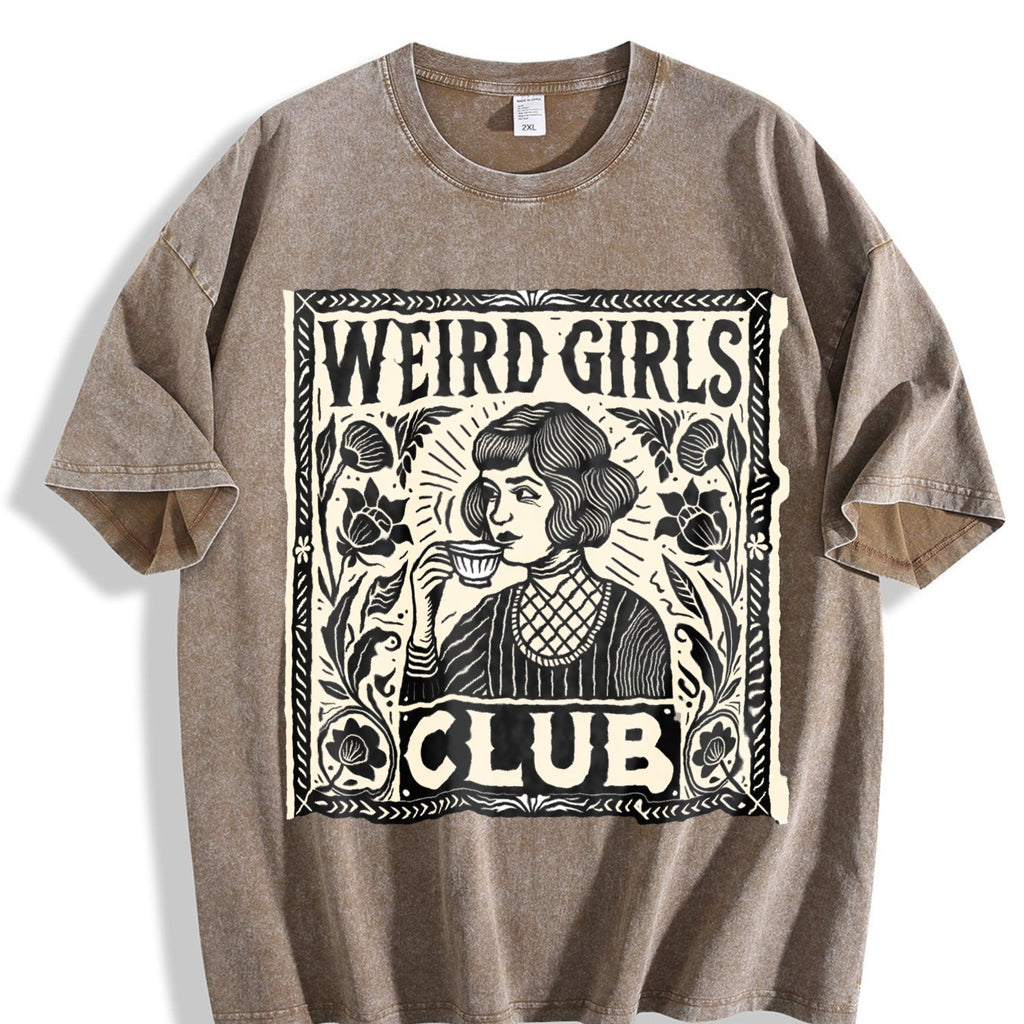 Weird Girls Club Vintage Washed T-Shirt product image 3