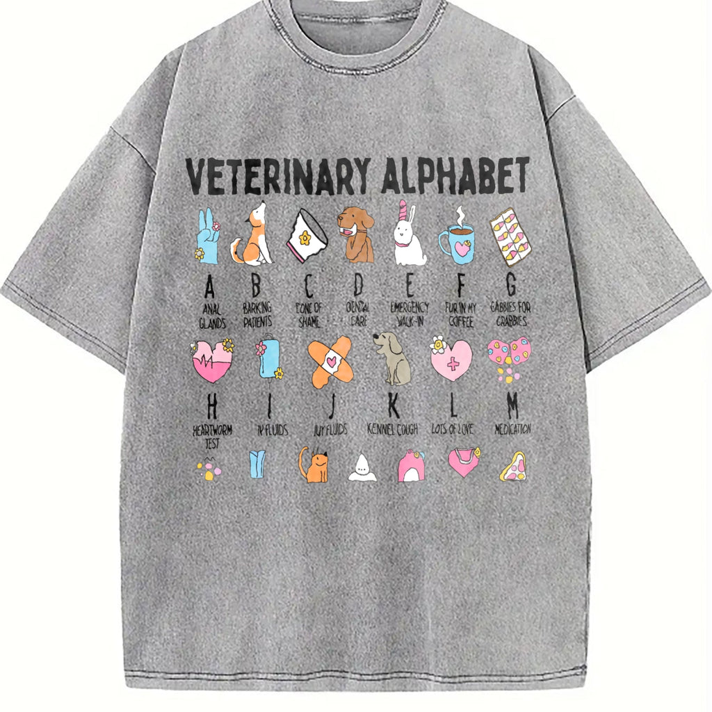 Veterinarian Vintage Washed T-Shirt product image 4
