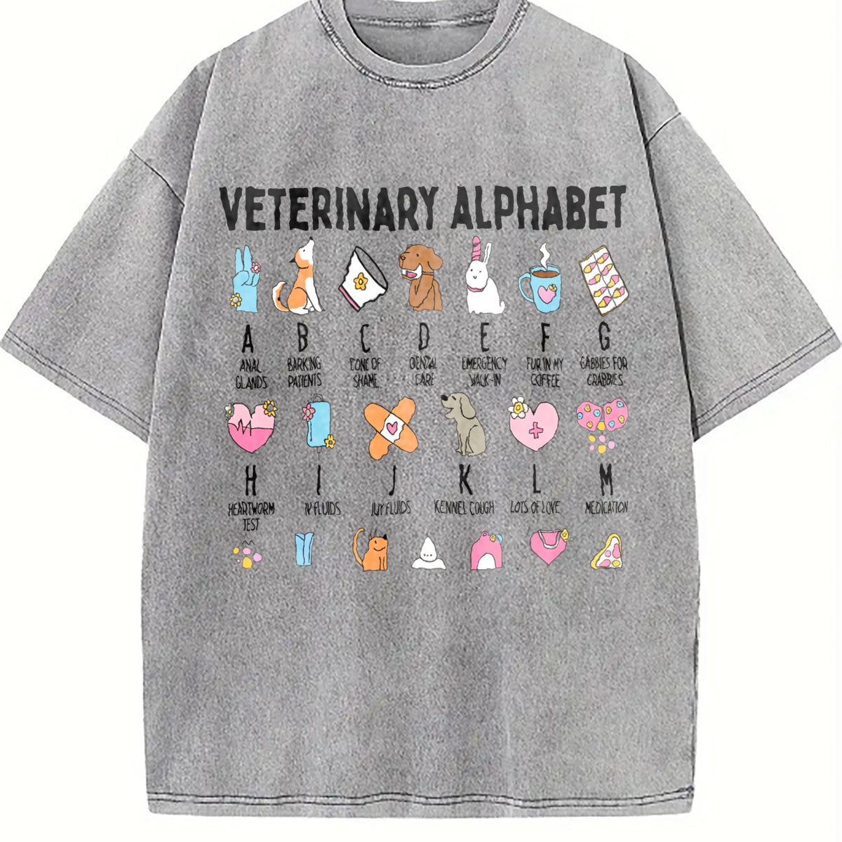 Veterinarian Vintage Washed T-Shirt product image 4