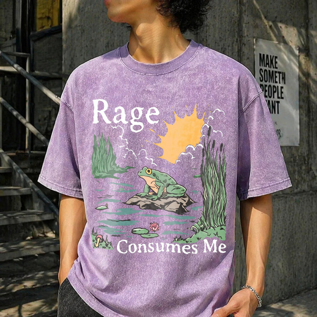 Rage Consumes Me Vintage Washed T-Shirt product image 6