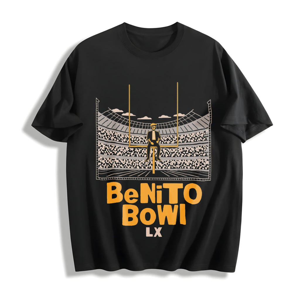 Benito Bowl Halftime Show 2026 Garment Dyed Cotton T-Shirt product image 1